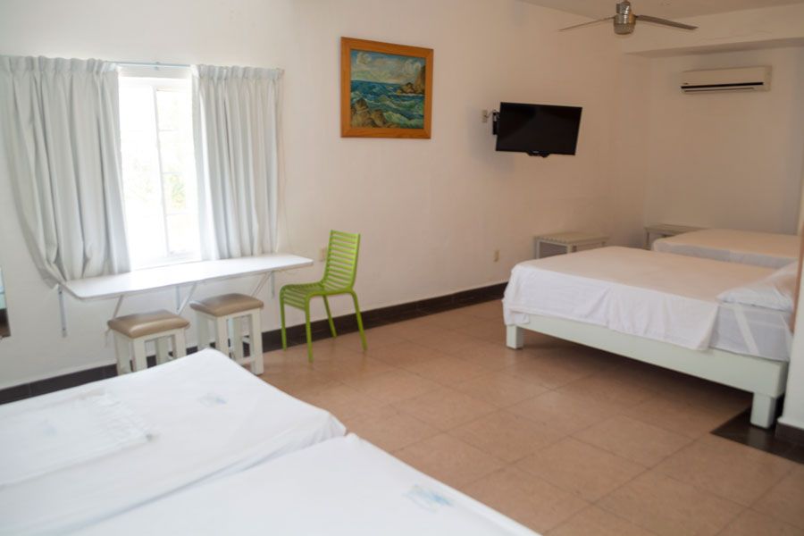 Habitación séxtuple - Hotel Olinalá Diamante